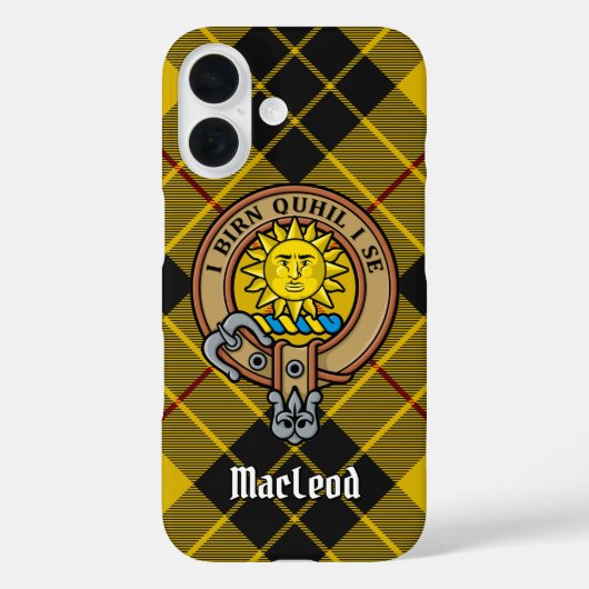 Clan MacLeod van Lewis Crest Case-Mate iPhone Case (Achterkant)