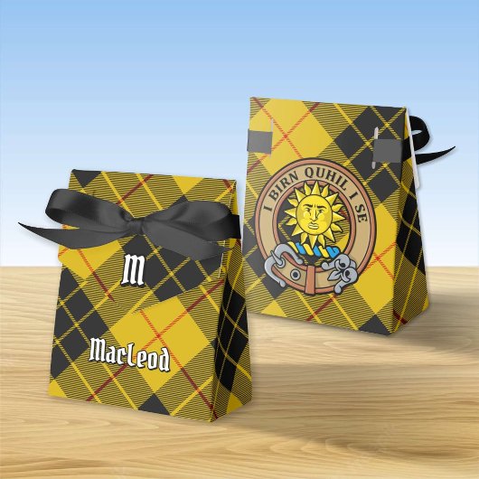 Clan MacLeod van Lewis Crest Favor Box Bedankdoosjes