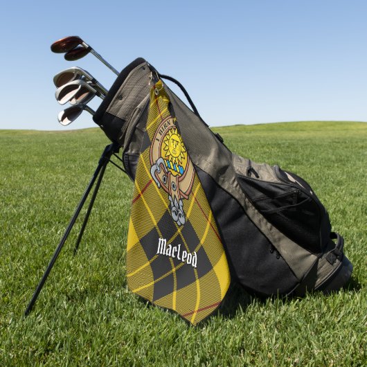 Clan MacLeod van Lewis Crest Golfhanddoek (Groen)