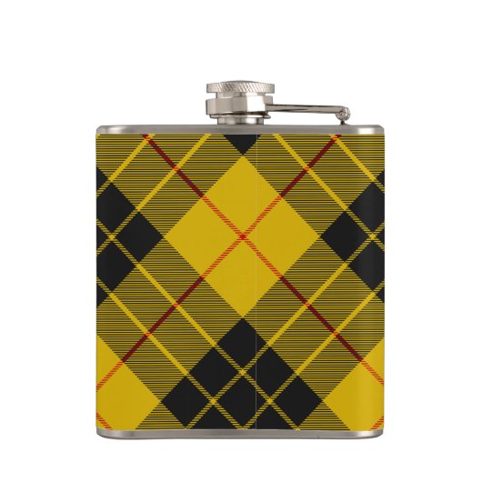 Clan MacLeod van Lewis Crest Heupfles (Achterkant)