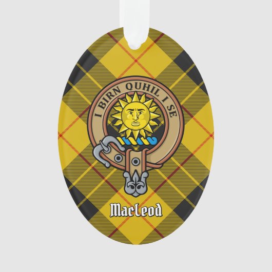 Clan MacLeod van Lewis Crest Ornament (voorkant)