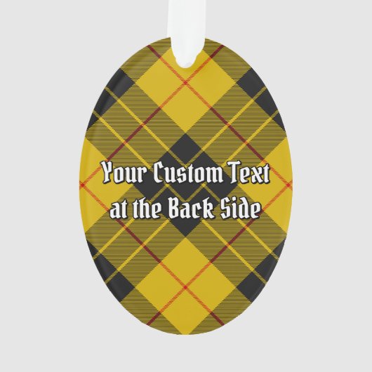 Clan MacLeod van Lewis Crest Ornament (achterkant)