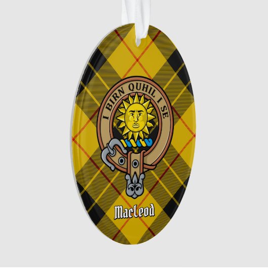 Clan MacLeod van Lewis Crest Ornament (voorkant)