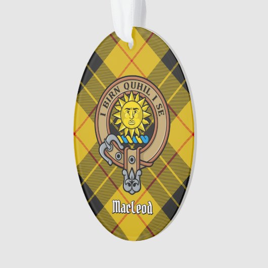 Clan MacLeod van Lewis Crest Ornament (voorkant)
