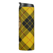 Clan MacLeod van Lewis Crest over Tartan Thermosbeker (Geroteerd rechts)