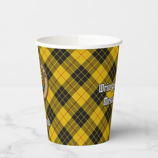 Clan MacLeod van Lewis Crest Papieren Bekers (Links)
