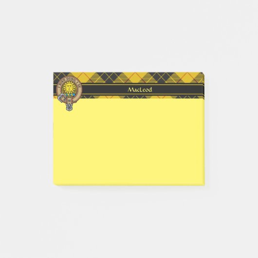 Clan MacLeod van Lewis Crest Post-it® Notes (Voorkant)
