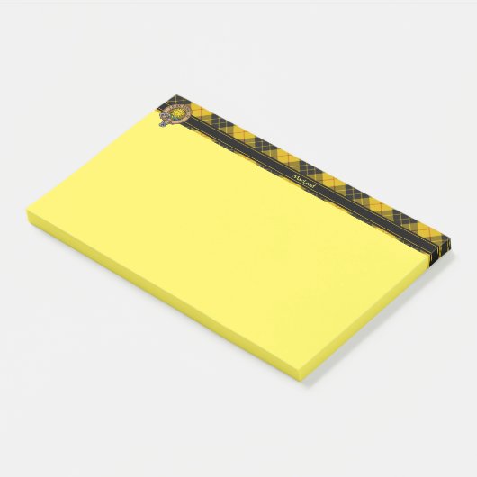 Clan MacLeod van Lewis Crest Post-it® Notes (Schuin)