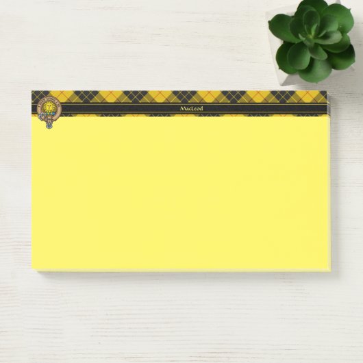 Clan MacLeod van Lewis Crest Post-it® Notes (Kantoor)