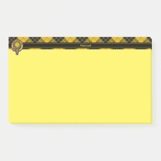 Clan MacLeod van Lewis Crest Post-it® Notes (Voorkant)