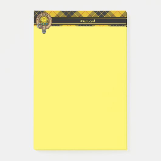 Clan MacLeod van Lewis Crest Post-it® Notes (Voorkant)