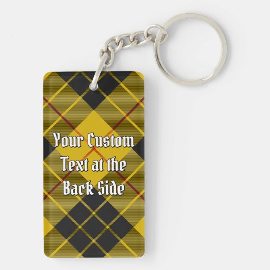 Clan MacLeod van Lewis Crest Sleutelhanger (achterkant)