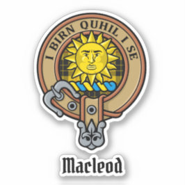 Clan MacLeod van Lewis Crest Sticker