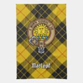 Clan MacLeod van Lewis Crest Theedoek (Verticaal)