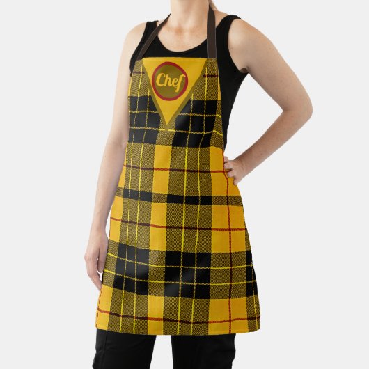 Clan MacLeod van Lewis Gepersonaliseerd Schort (Insitu)