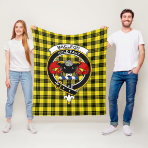 Clan MacLeod van Lewis Modern Tartan Plaid Fleece Deken