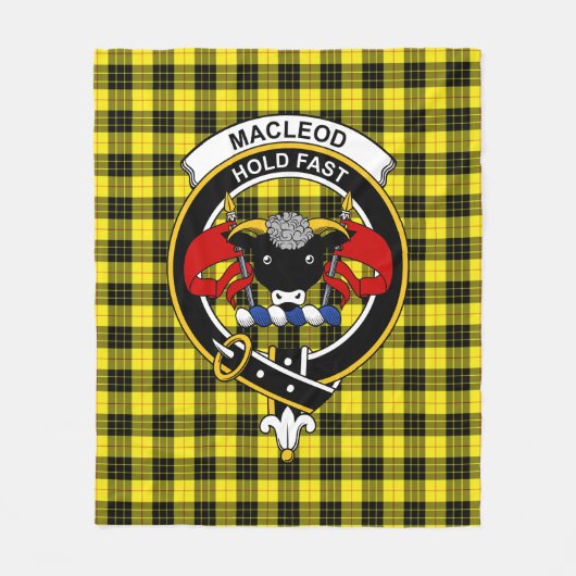 Clan MacLeod van Lewis Modern Tartan Plaid Fleece Deken (Voorkant)