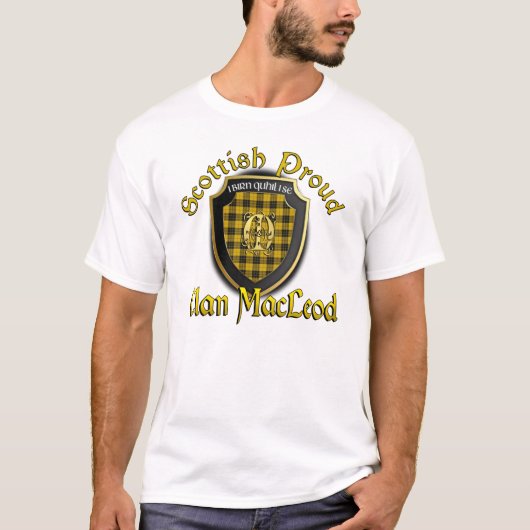 Clan MacLeod van Lewis Scottish Proud Shirten T-shirt (Voorkant)