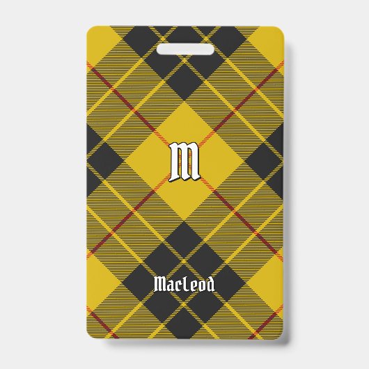 Clan Macleod van Lewis Tartan Badge (Voorkant)
