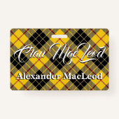 Clan MacLeod van Lewis Tartan Badge (Voorkant)