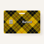 Clan Macleod van Lewis Tartan Badge (Voorkant)