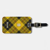 Clan Macleod van Lewis Tartan Bagagelabel (Voorkant horizontaal)
