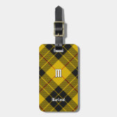 Clan Macleod van Lewis Tartan Bagagelabel (Voorkant verticaal)