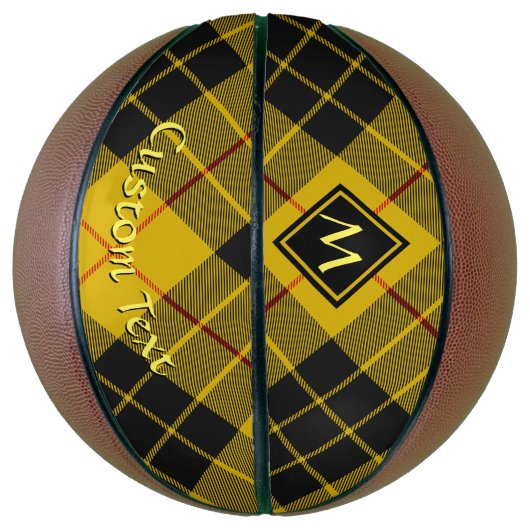 Clan Macleod van Lewis Tartan Basketbal (Verticaal)