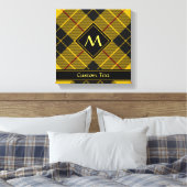 Clan Macleod van Lewis Tartan Canvas Afdruk (Insitu (Slaapkamer))