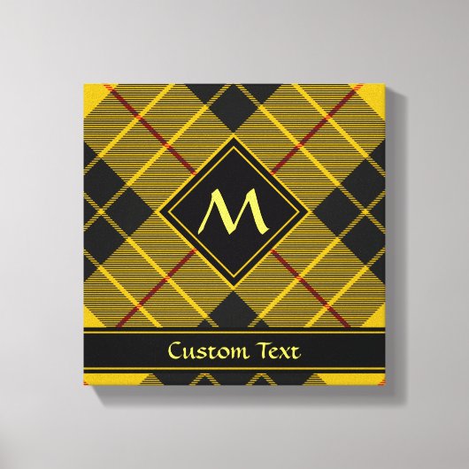 Clan Macleod van Lewis Tartan Canvas Afdruk (Voorkant)
