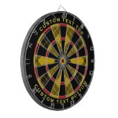 Clan Macleod van Lewis Tartan Dartbord (Voorkant Links)