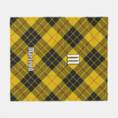 Clan Macleod van Lewis Tartan Fleece Deken (Voorkant (Horizontaal))