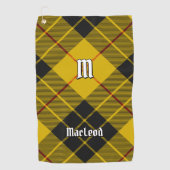 Clan Macleod van Lewis Tartan Golfhanddoek (Voorkant)
