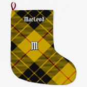 Clan Macleod van Lewis Tartan Grote Kerstsok (Voorkant)