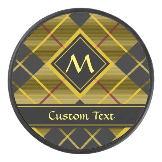 Clan Macleod van Lewis Tartan Hockey Puck (Voorkant)