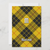 Clan Macleod van Lewis Tartan Kaart (Voorkant)
