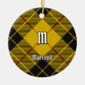 Clan Macleod van Lewis Tartan Keramisch Ornament (Voorkant)