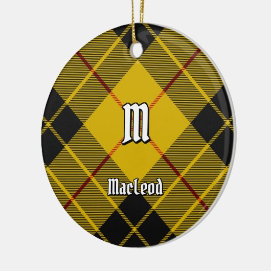 Clan Macleod van Lewis Tartan Keramisch Ornament (Links)