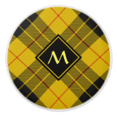Clan Macleod van Lewis Tartan Keramische Knop (Voorkant)