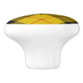 Clan Macleod van Lewis Tartan Keramische Knop (Zijkant)