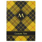 Clan Macleod van Lewis Tartan Klembord (Achterkant)