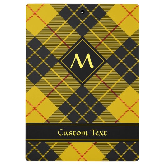 Clan Macleod van Lewis Tartan Klembord (Achterkant)
