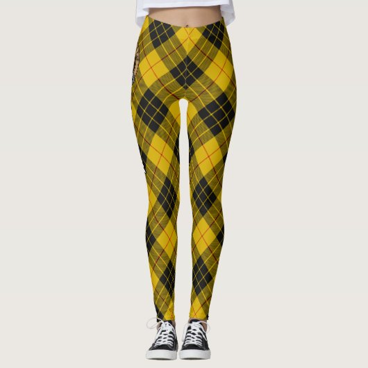 Clan Macleod van Lewis Tartan Leggings (Voorkant)
