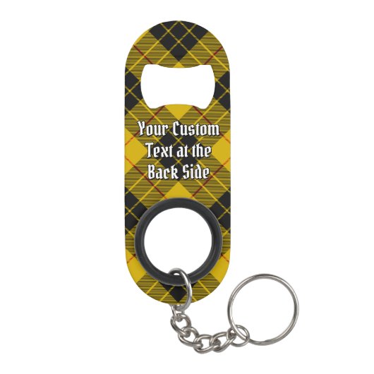Clan Macleod van Lewis Tartan Mini Flessenopener (Achterkant)