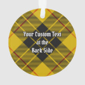 Clan Macleod van Lewis Tartan Ornament (achterkant)
