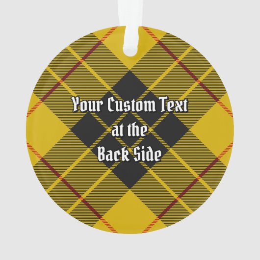 Clan Macleod van Lewis Tartan Ornament (achterkant)