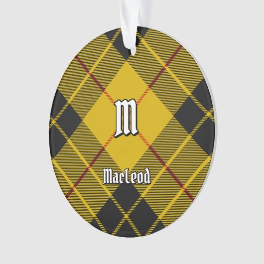 Clan Macleod van Lewis Tartan Ornament (voorkant)