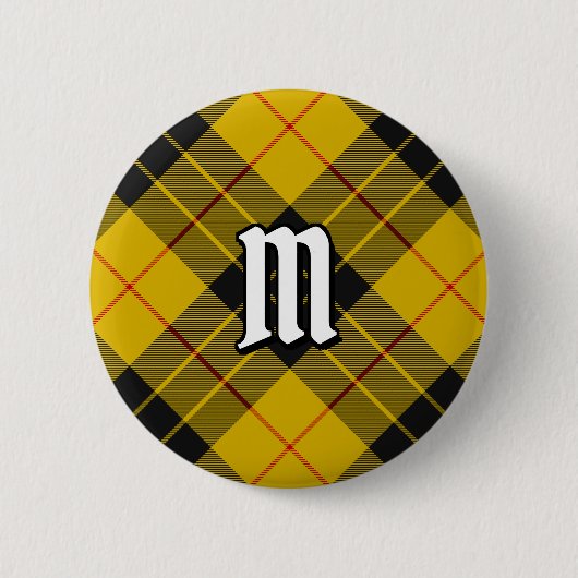 Clan Macleod van Lewis Tartan Ronde Button 5,7 Cm (Voorkant)