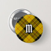Clan Macleod van Lewis Tartan Ronde Button 5,7 Cm (Voorkant /achterkant)