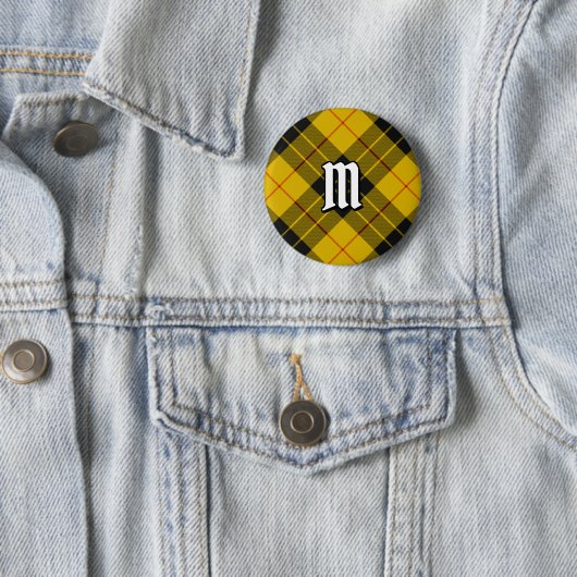 Clan Macleod van Lewis Tartan Ronde Button 5,7 Cm (In situ)
